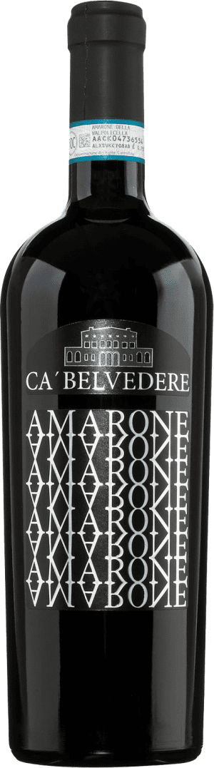 Raudonas sausas vynas Ca`Belvedere Amarone DOCG 2016 0,75l